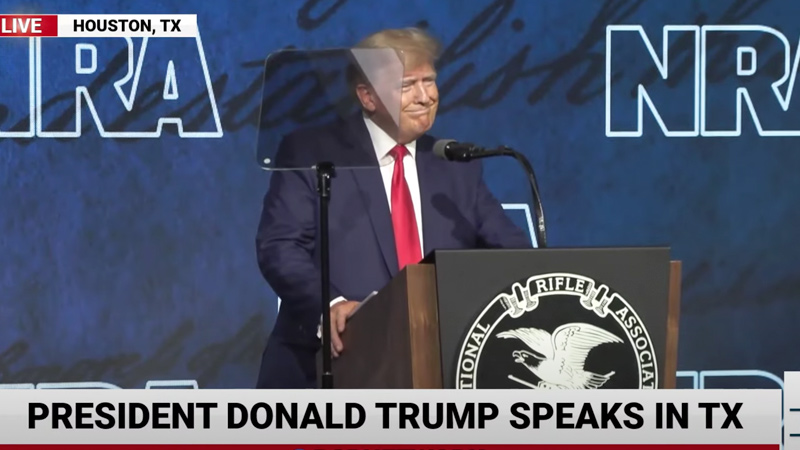 Watch: Trump Speaks at 2022 NRA Convention in Houston