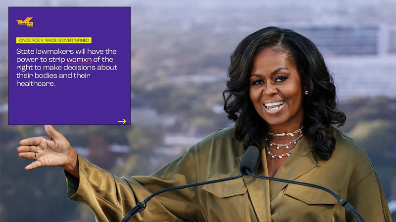 Michelle Obama Slammed for Using ‘Womxn’ in Now-Deleted Roe v. Wade Post