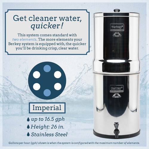 Imperial Berkey Water Filter Review - Berkey Water Filter