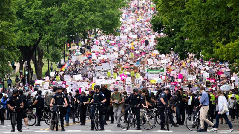 DHS: Pro-Abortion Activists Threaten to Burn Down Supreme Court & Murder Justices