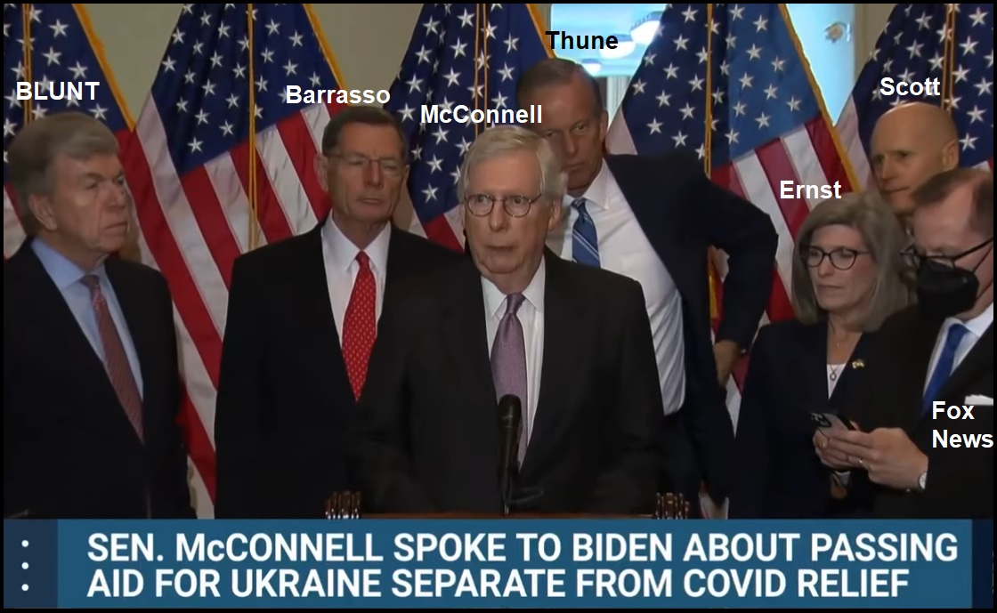 Senate Leadership Agree, the Most Important Focus for Legislation is Massive Ukraine Spending Package - The Last Refuge