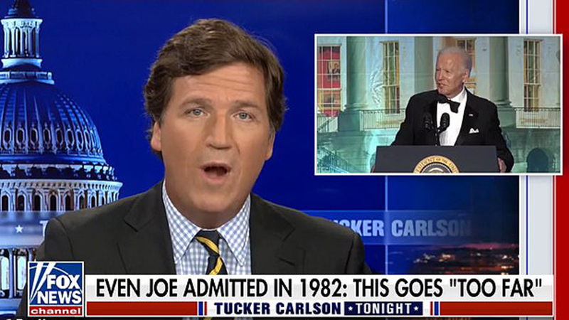 Watch: Tucker Carlson Reminds America That Its Current President Voted AGAINST Roe Vs Wade