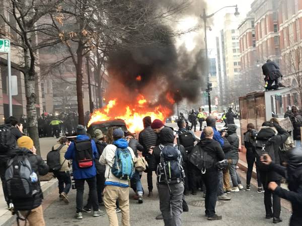 NEVER FORGET: Democrats Rioted, Attacked Conservatives, Beat Trump Supporters During Their Insurrection at President Trump's Inauguration (VIDEO)