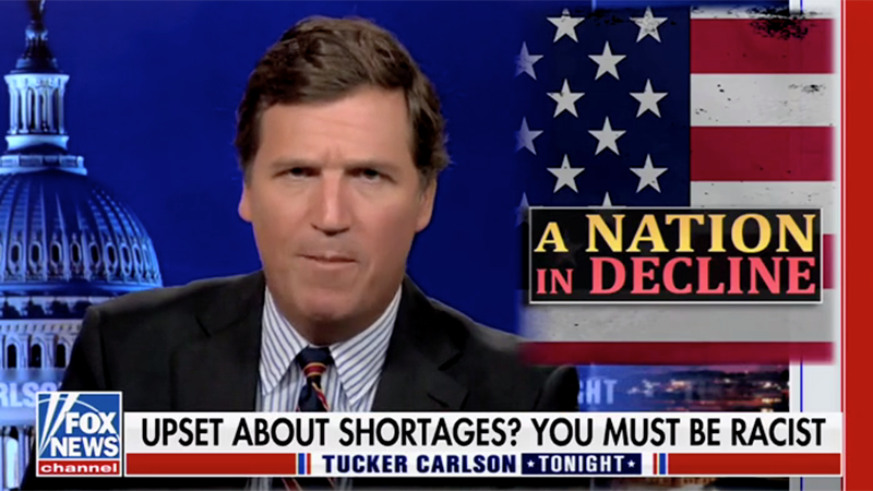 Video: Carlson Slams Talking Heads Who Claim Free Speech Is Racism