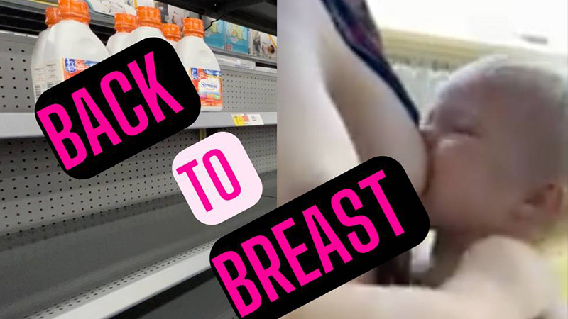Government Induced Formula Shortage Brings Breast Back – Special Report