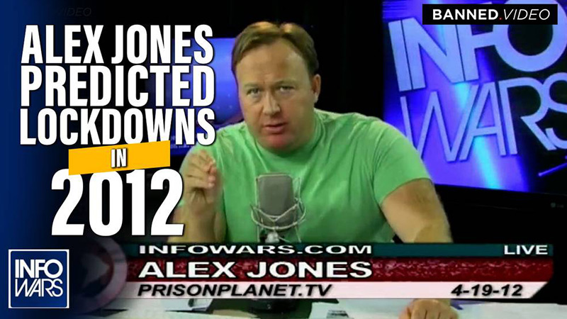 Internet Blown Away by Alex Jones Predicting the Coming of Covid Lockdowns in 2012