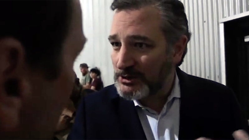 Video: Ted Cruz Gets In The Face Of Brit Journalist Who Blames “American Exceptionalism” For Mass Shootings