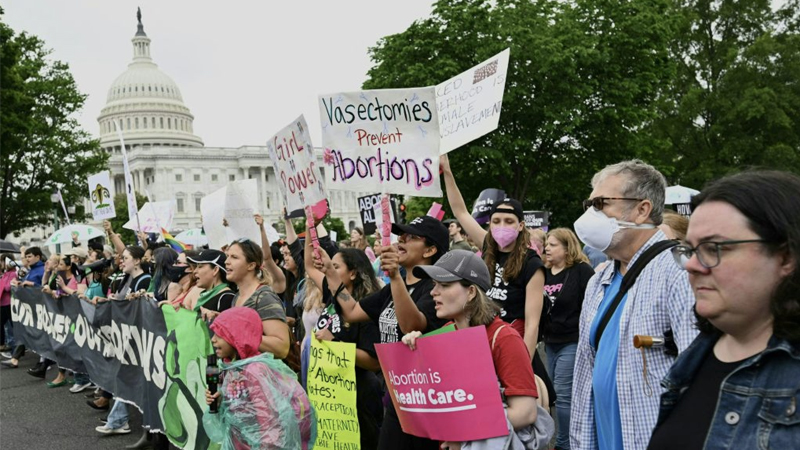 Watch: Pro-Abortion Extremists March in Washington DC To Protest Leaked SCOTUS Draft Opinion
