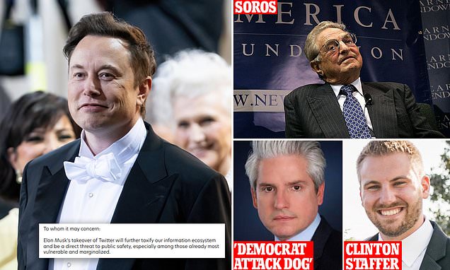 George Soros, Clinton and Obama staffers and European governments are behind anti-Musk campaign | Daily Mail Online