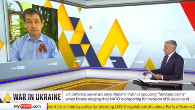 Sky News Interview Cut Short After Mention of Zelensky Posting Soldier With SS Insignia