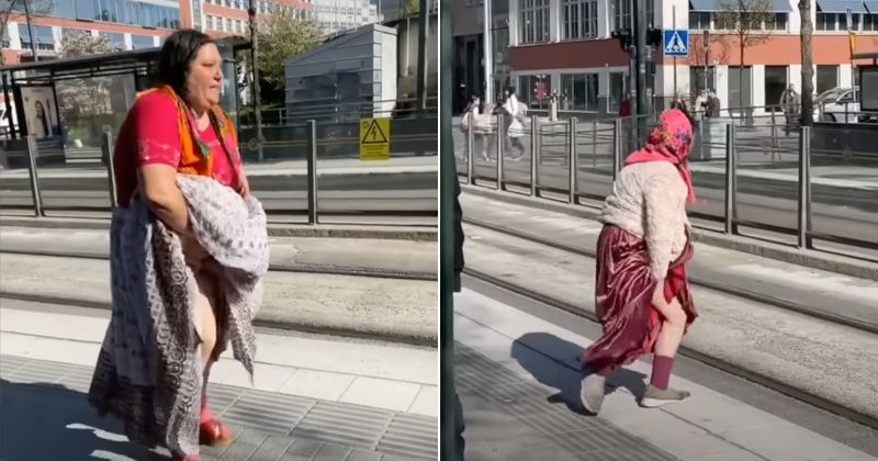 Shock Video: Female 'Beggars' Throw Poop at Each Other in Sweden