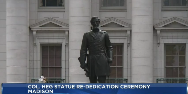 Patriots Shove It Right Back In BLM Terrorists' Faces - Restore War Of Northern Aggression Statue Of Abolitionist Colonel Hans Christian Heg (Video) » Sons of Liberty Media