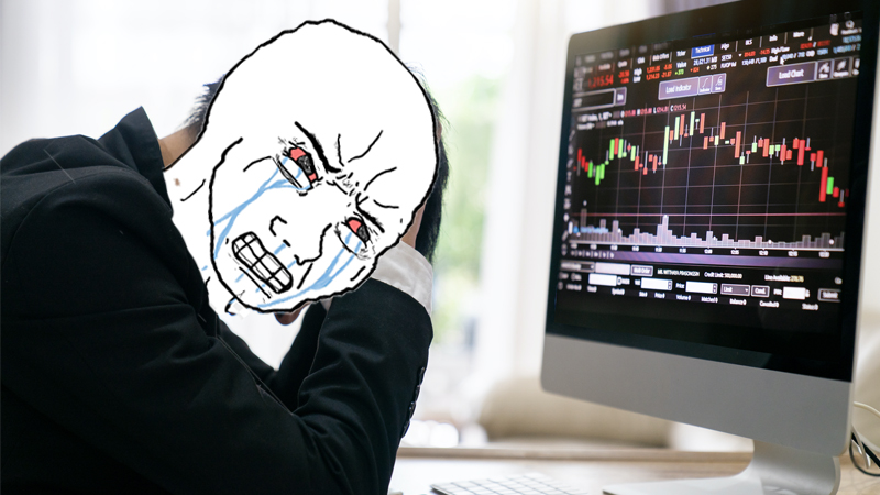 Bankrupt Investors Cope Over Stock Market Plunge & Crypto Crash With Dank Memes