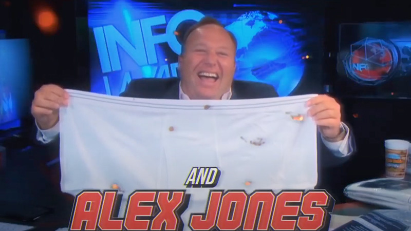 Alex Jones Joins ‘Friday Night Tights’ Podcast In A Can’t-Miss Spectacle