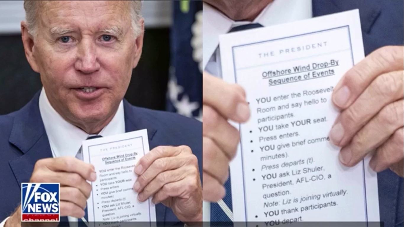 Biden showed the notes through which he was managed – World-Signals News