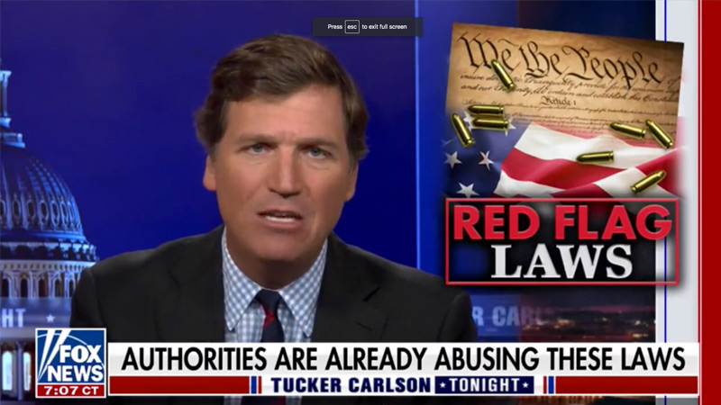 Tucker Carlson: Alex Jones On Target About Gun Confiscation Laws