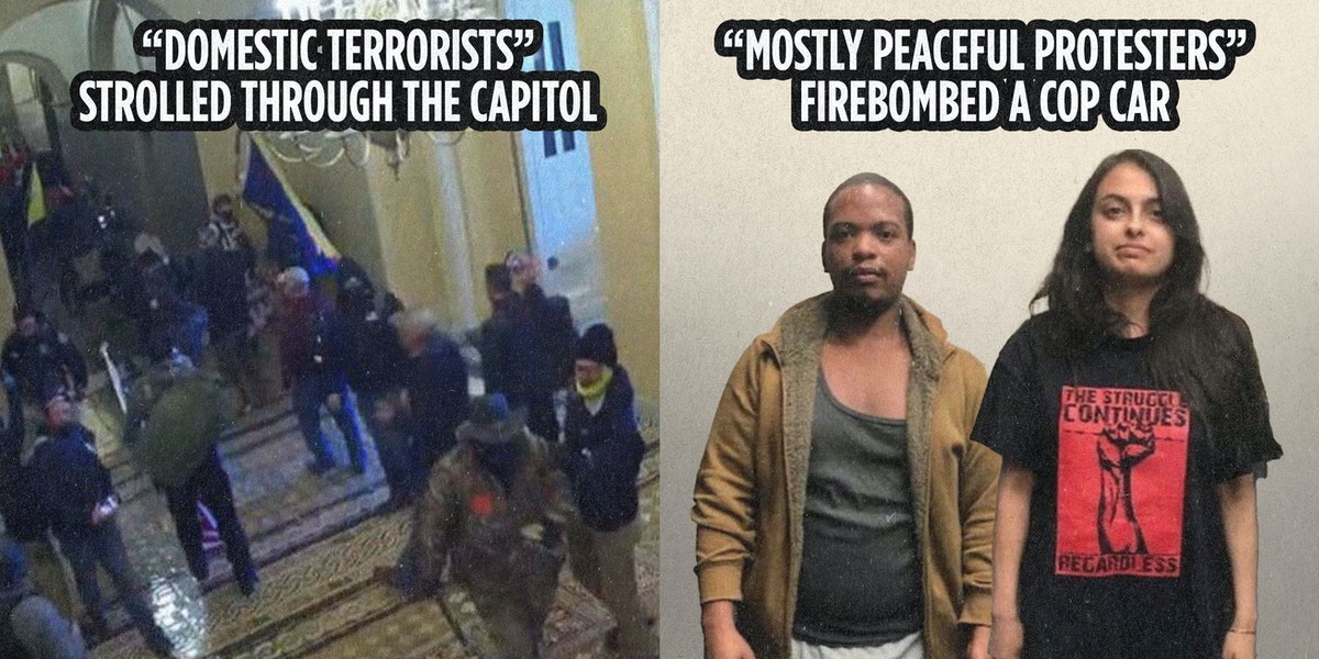Douglas Andrews: Biden's DOJ Goes Easy on Leftist Insurrectionists | The Patriot Post