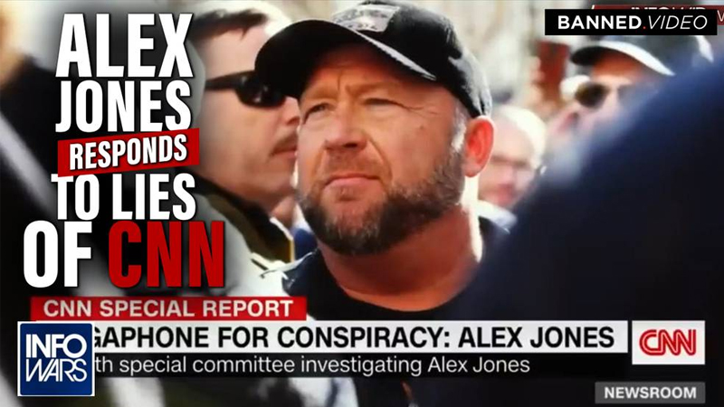 Alex Jones Responds To Fraudulent CNN Hit-Piece