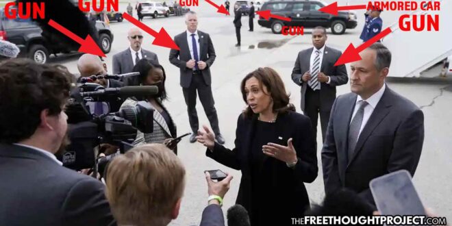 Kamala Harris & Joe Biden Call For Disarming Americans While Completely Surrounded By Guns » Sons of Liberty Media
