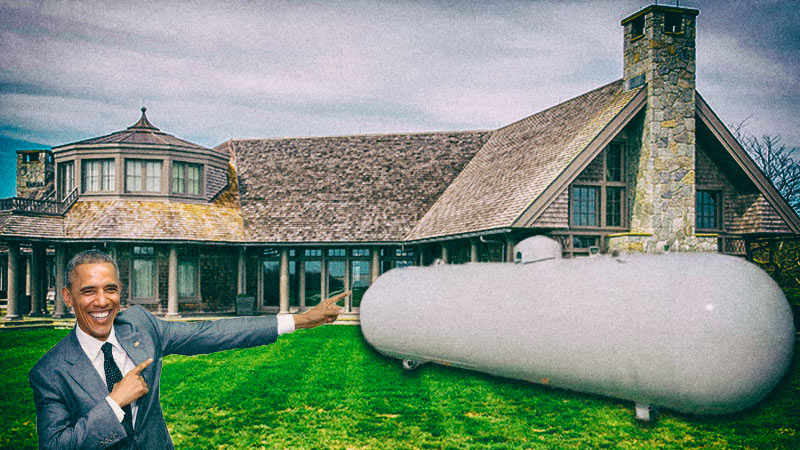 Obama To Install 2,500 Gallon Commercial-Grade Propane Tank For Martha’s Vineyard Estate
