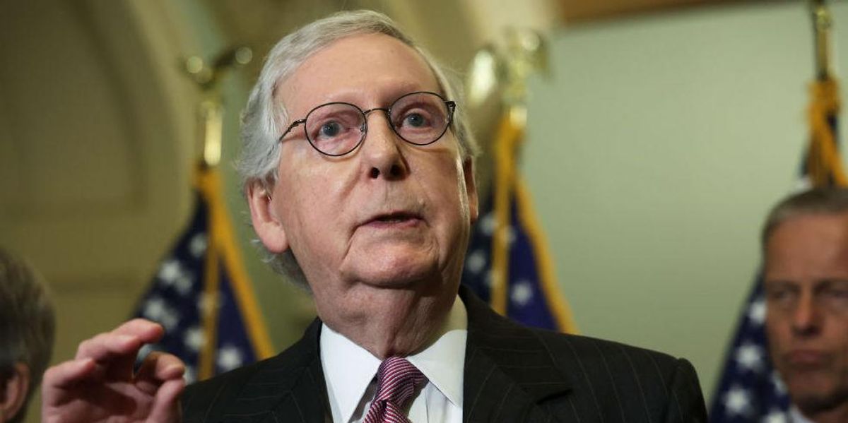 Mitch McConnell sends House Democrats stern message after police arrest armed man near Brett Kavanaugh's house - TheBlaze