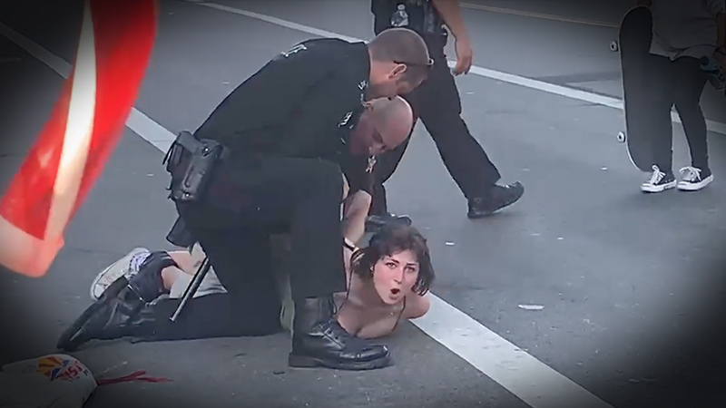 Watch: Pro-Abortion Protester Rushes Biden Motorcade, Gets Slammed To Ground By Secret Service