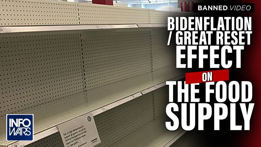 Alex Jones breaks down the true effect of Bidenflation and the Great Reset's effect on the global food supply chain.