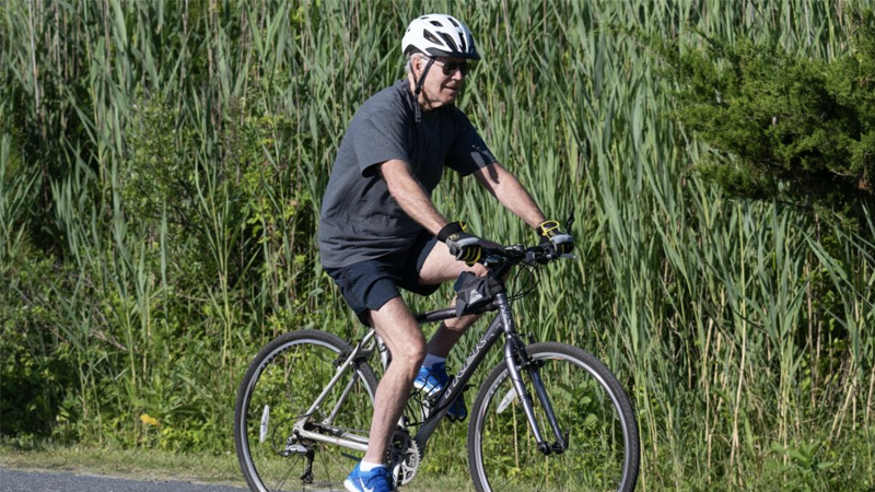 ‘Where Your Training Wheels At?’: Biden Heckled While Riding Bike in Delaware