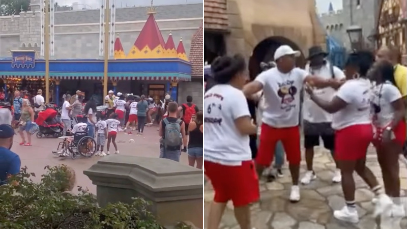 “Where Is Security?” Massive Brawl Breaks Out at Disney World – NewsWars