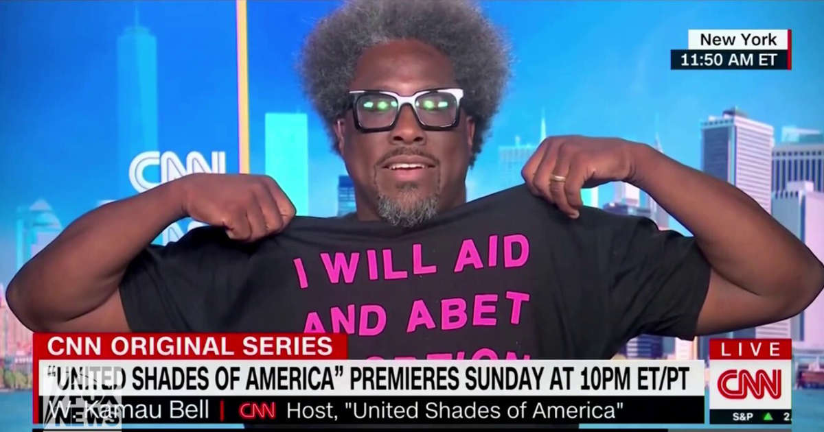 CNN host proudly wears defiant pro-choice shirt on-air as President Biden signs order protecting abortion