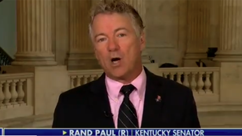 Video: Rand Paul “Congratulates” Biden For Achieving “Real Immunity” Against COVID