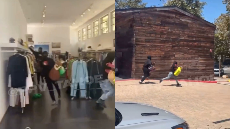 Shock Video: Looters Steal $500,000 of Gear From Luxury Shop in Malibu – NewsWars