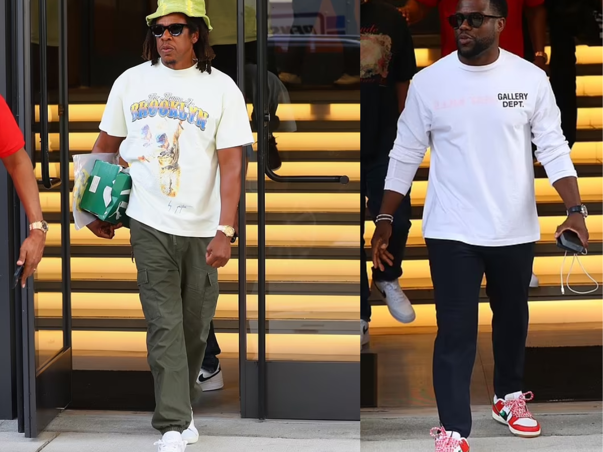 Jay-Z reunites with Kevin Hart for a meeting at his Roc Nation headquarters in NYC - Musicdope