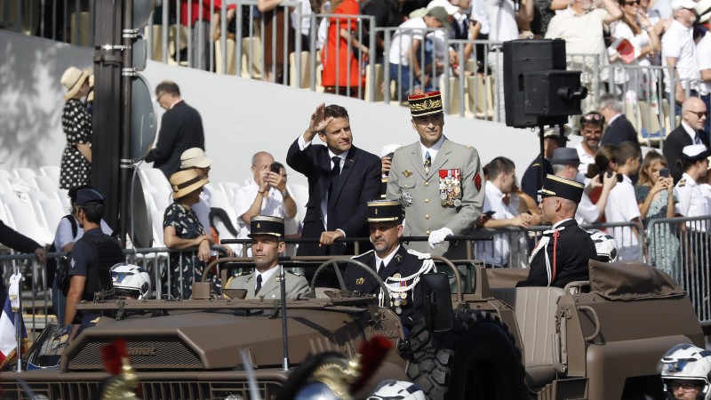 Macron Booed, Given Finger by French During Bastille Day Parade