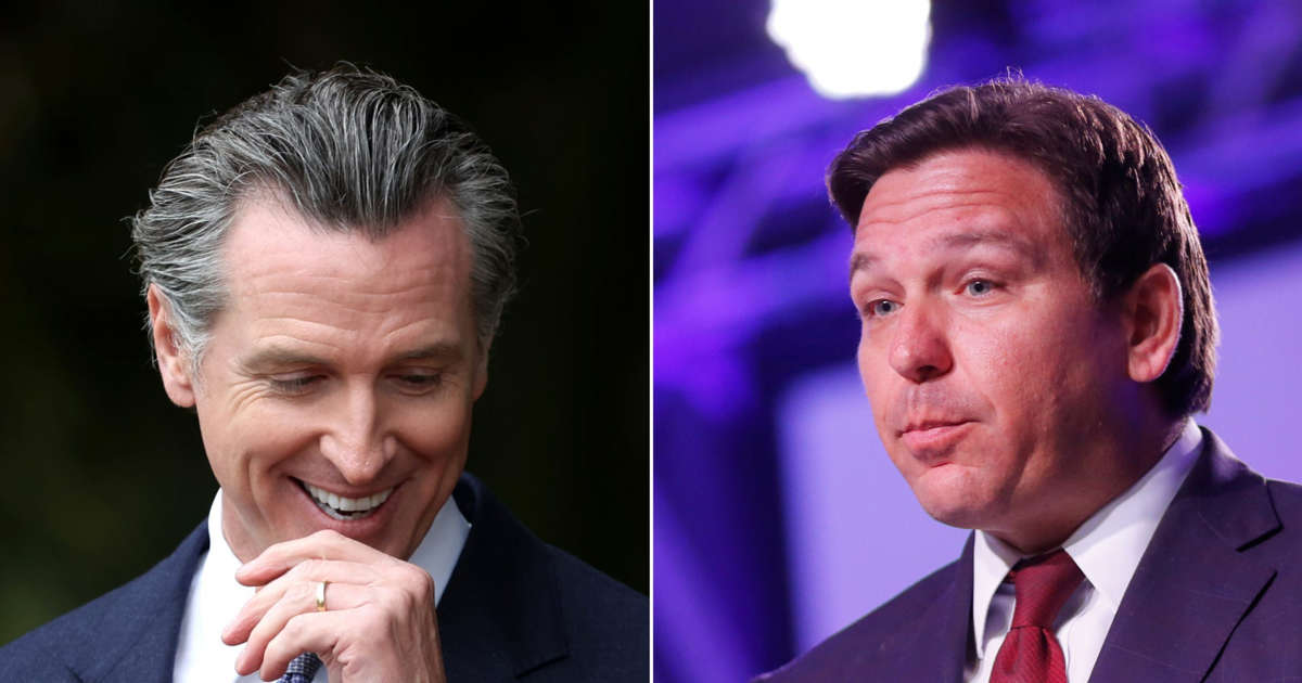 Gavin Newsom said he ran his July 4 ad attacking Ron DeSantis because Florida threatened to fine the Special Olympics over its vaccine mandate