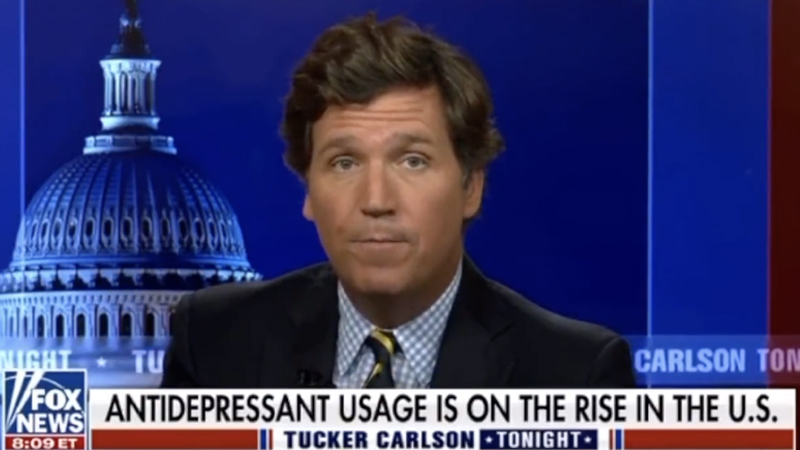 Tucker Carlson Unloads on Pfizer and Big Pharma Over Rising Trend in Suicides, Mass Murders