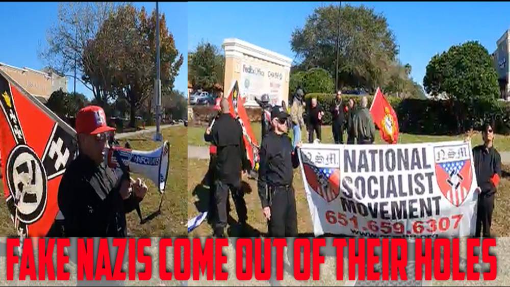 Fake Nazis Come Out Of Their Holes