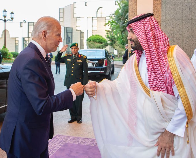 Fist Bumps and Failure: Joe Biden Begs Saudis to Pump More Oil -- Saudis Tell Joe Biden to Pound Sand