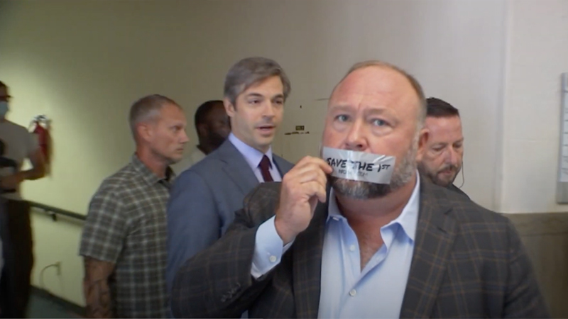 Watch: Alex Jones Calls Out ‘Murder of Due Process’ at Sandy Hook Show Trial