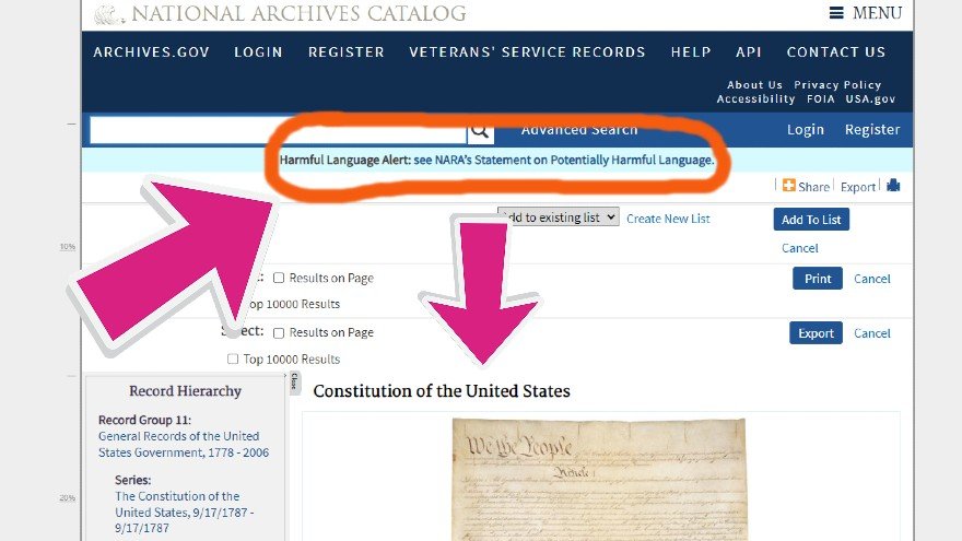 It's All Going Woke As The National Archives Says The U.S. Constitution Has 'Harmful Language'