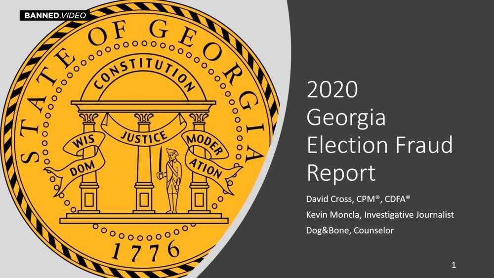 2020 Election Report Proves Georgia Was Massively Stolen: Trump Won Georgia