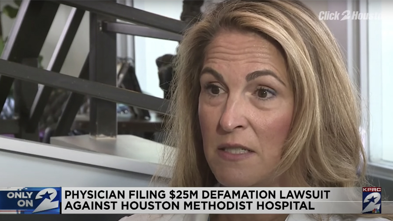 Doctor Files $25 Million Lawsuit Against Houston Hospital For Smearing Her As ‘Dangerous’ Over Views on Ivermectin, Vaccine Mandates