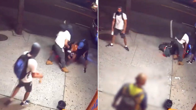 Shock Video: Scooter Rider Robbed by Violent Thieves Outside NYC Bodega – NewsWars