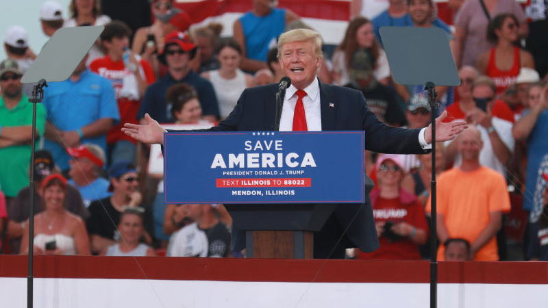 Trump Backs MAGA Candidates in Waukesha, Wisconsin