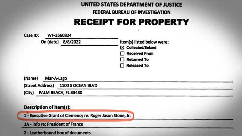 Roger Stone Responds to Mar-a-Lago Raid & FBI Seizure of his Pardon Documents – Watch The VIDEO YouTube Doesn’t Want You to See!
