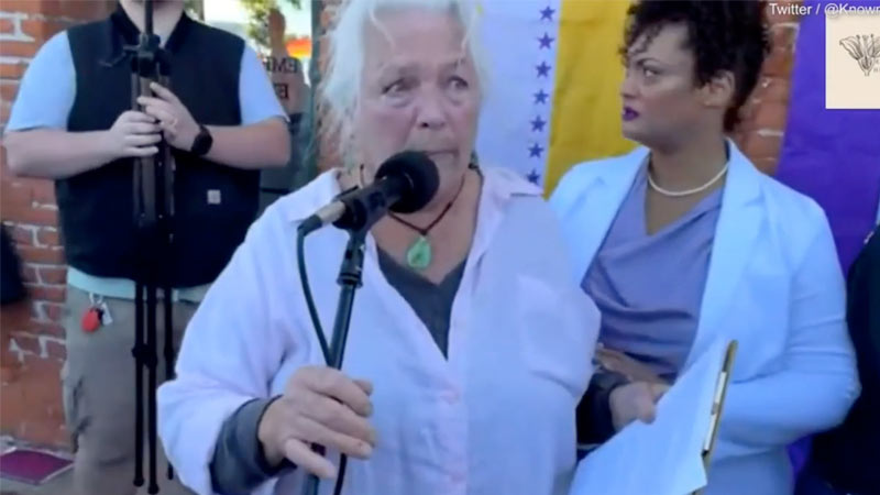 Woman, 80, Defies Angry Trans Mob to Speak Out Against Men Changing in Women’s YMCA Locker Room