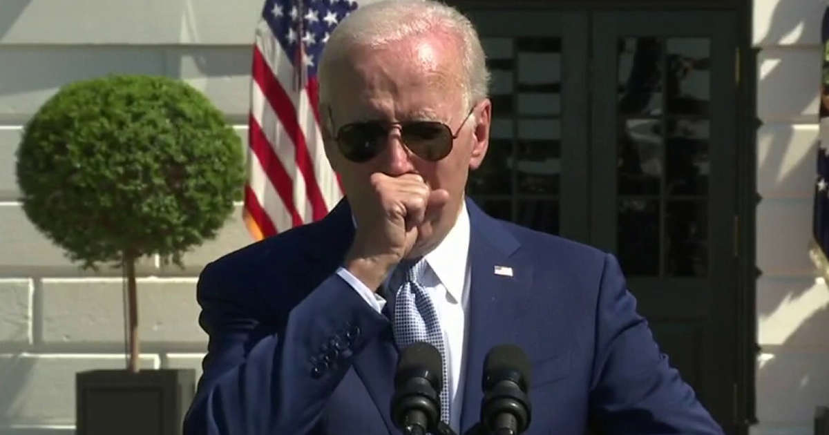 Ingraham: Biden coughs it up... literally
