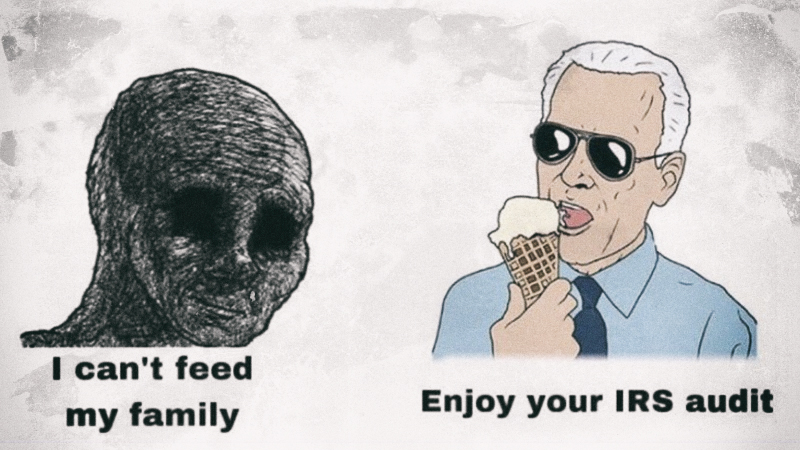Audit These Epic Memes Blasting Democrat Spending Bill That Beefs Up IRS To Target Middle America