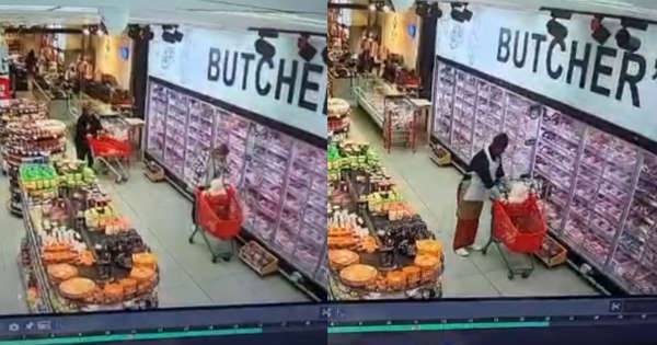 Mom Shares Video Of Stranger Snatching Her Child After She Turned Her Back In Grocery Store