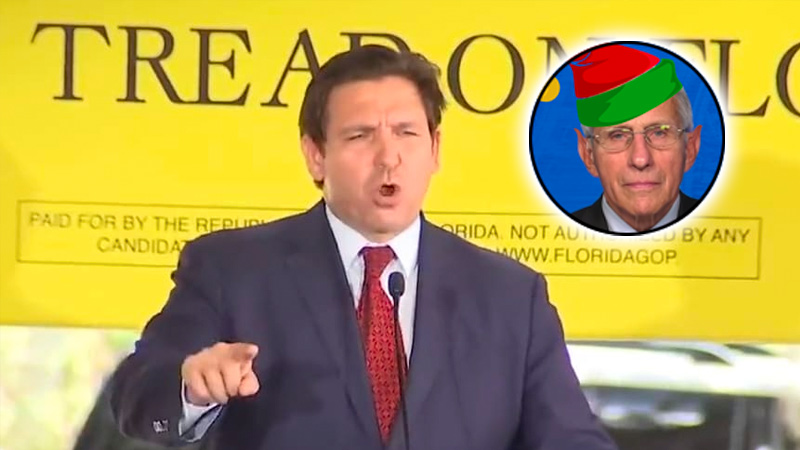 DeSantis on Fauci: “Someone Needs to Grab that Little Elf and Chuck Him Across the Potomac”